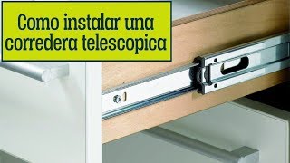 EmpoTIP 1  Como colocar o instalar correderas telescopicas FACIL [upl. by Taryn]