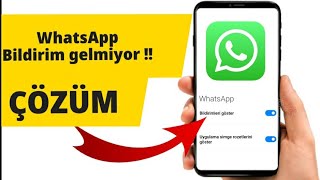 WhatsApp bildirim gelmiyor ÇÖZÜM  Bu ayarı aktif et [upl. by Bettencourt]