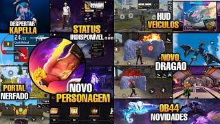 30 NOVIDADES DA NOVA ATUALIZAÃ‡ÃƒO DO FREE FIRE OB44 SERVIDOR AVANÃ‡ADO [upl. by Tse]