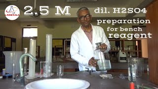 how to dilute sulphuric acid dil h2so4 preparation [upl. by Siocnarf]