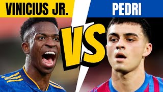 VINICIUS JUNIOR vs PEDRI ⚽ ALL STATS 2022 📊 [upl. by Fillbert]