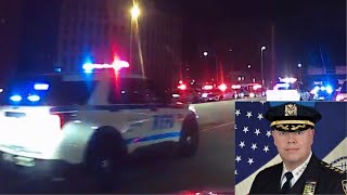 NYPD CHIEF OF DEPARTMENT 1013 Arrests 4 PERPS at Gunpoint on LIE  Radio Traffic amp Quick Video [upl. by Inalel534]