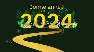 Carte de vœux virtuelle bonne année 2024 🍃☘️ FX181  Vidéostorytelling by Néologis [upl. by Anneuq]