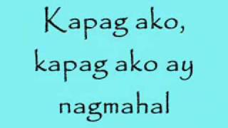 Kapag ako ay nagmahal  Jolina Magdangal w LYRICS HIGH QUALITY [upl. by Anatole]