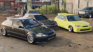 NFS Unbound Online  584HP EK9 Civic Build  Honda Meet HWY Street Racing DragsRolls [upl. by Hendel]