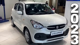 Maruti Suzuki Celerio VXI CNG 2023 Detailed Walkaround amp Review  New Model Celerio 2023 CNG VXI [upl. by Marcella670]