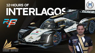 rFactor 2 GTR24h  12 Hours of Interlagos  Brazil  Onboard of 18 Burst Esport Cadillac DPi Pt 2 [upl. by Otto510]