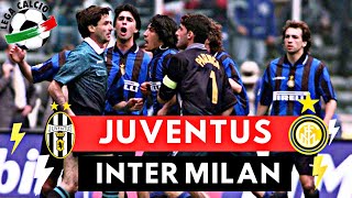 Juventus vs Inter Milan 10 All Goals amp Highlights  1998 Serie A [upl. by Norrat158]