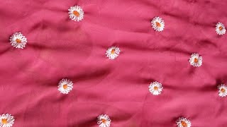 Trading hand embroidery hijab design ট্রেন্ডিং ফুলকারি সেলাই হিজাব ডিজাইন। [upl. by Ahsinehs]