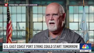 Dock workers strike 2024 How the half BILLION dollarsday strike will impact you  NBC New York [upl. by Roskes]