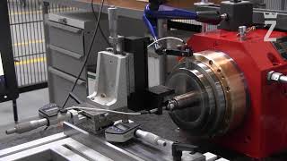 Runout measurement of a Zollern hydrostatic spindle [upl. by Nelrac248]