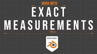 Exact measurements  Blender 4 [upl. by Anerres639]