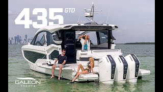 Galeon 435 GTO walkthrough by David Inglis [upl. by Ateloiv]