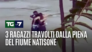 3 ragazzi travolti dalla piena del fiume Natisone [upl. by Daley]