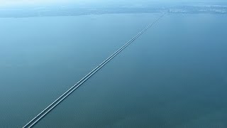 The Earth is FLAT  Lake Pontchartrain Causeway [upl. by Berlauda374]