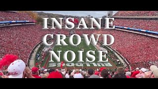 Georgia fans had Sanford Stadium ROCKING vs Tennessee [upl. by Marteena575]