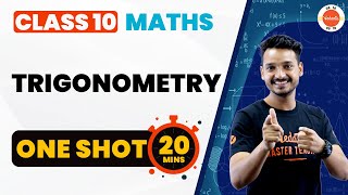 Trigonometry Class 10 One Shot in 20 Mins  CBSE Class 10th Maths Chapter8 Revision CBSE2024 [upl. by Lilas775]