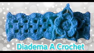 Diadema o vincha tejidas a crochet Paso A Paso [upl. by Maitland694]