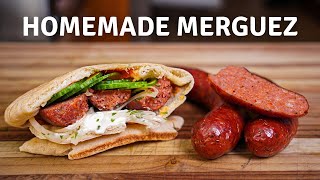 EASY Homemade Merguez Sausage Recipe  Knox Ave BBQ [upl. by Grimbly]