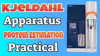 Determination of protein content in milk and milk products using Kjeldahl method [upl. by Adeline]