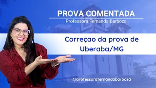 Correção  Prova de UberabaMG Enfermeiro [upl. by Teleya423]