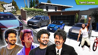 Collecting THALAPATHY Vijay CARS in GTA 5  Tamil Games [upl. by Reivilo]