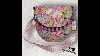 Wild Rose Shoulder Bag by Emmaline Bags  Full Tutorial [upl. by Domel]