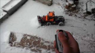 LEGO 8110 Unimog U400 B Model  IN SNOW [upl. by Jackson906]