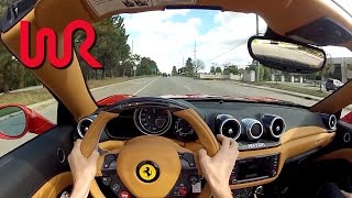 2015 Ferrari California T Top Down  WR TV POV City Drive [upl. by Nylesoy]