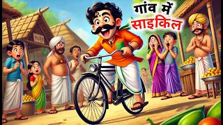 गाँव में साइकिल  GAON ME CYCLE  HINDI KAHANIYA  HINDI STORIES  MORAL STORY  KIDS STORY [upl. by Llebanna]