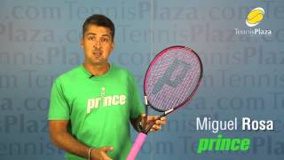 Prince Warrior 107L Tennis Racquet Review  Tennis Plaza [upl. by Alisan]