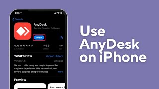 How to Use AnyDesk on iPhone [upl. by Gregorius]