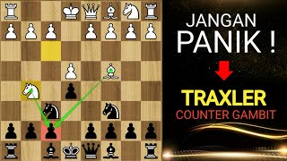 Keren banget  Jebakan catur hitam italian Game  Traxler Counter Gambit 1 [upl. by Asilla525]