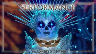 Reflections  Christina Aguilera  Das Skelett  The Masked Singer  ProSieben [upl. by Curt]