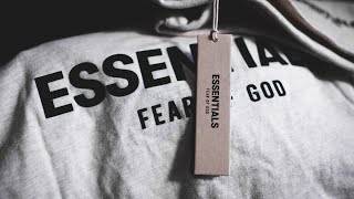 Fear of God Essentials Core Collection Try On Haul [upl. by Skiba19]