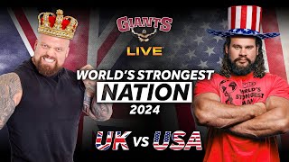 Worlds Strongest Nation 2023 UK vs USA [upl. by Mariand]