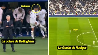 Le Geste de Rudiger après la défaite du REAL MADRID face à lAC MILAN Bellingham en veut à Carlos [upl. by Yesllek]