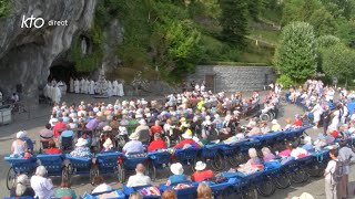 Messe de 10h à Lourdes du 17 juillet 2024 [upl. by Nnahaid]