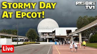 🔴Live A Stormy Day at Epcot  Walt Disney World Live Stream  121623 [upl. by Ettennahs]