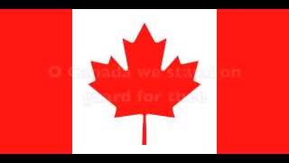 O Canada Folk English  National Anthem Lyrics [upl. by Jackqueline]