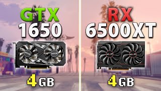 RX 6500 XT vs GTX 1650  Test in 9 Games [upl. by Sgninnej]