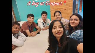 A day at Genpact 📍genpact job genpactlife [upl. by Fesuoy]