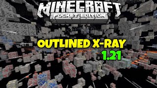 Minecraft Outlined XRayMCPE 121 [upl. by Nairdad]