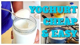 How to make cheap amp easy yoghurt yogurt [upl. by Feucht]