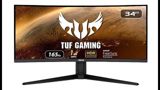 Highlight Features ASUS TUF Gaming VG34VQL1B 34” Curved HDR Monitor [upl. by Haidebej512]