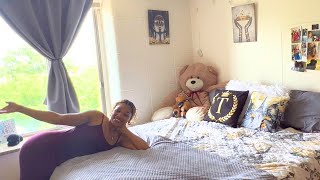 HBCU Dorm Room Tour Hampton University Dubois Hall  Single Room Dorm Tips  More [upl. by Ordnassela918]