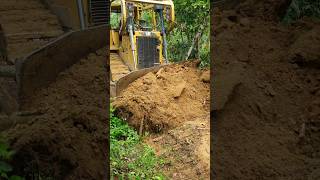 CAT D6R XL Bulldozer Operator Expertise Blowing roads on plantations bulldozer catd6rxl [upl. by Nalehp]