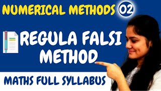 Introduction to Regula Falsi MethodNumerical MethodsBCADream Maths [upl. by Anegroeg124]