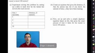 Common Core Algebra IUnit 1Lesson 1 Rates Patterns and Problem Solving [upl. by Melmon]