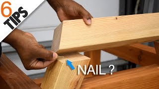 6 Woodworking tips amp tricks for beginners [upl. by Otnicaj]